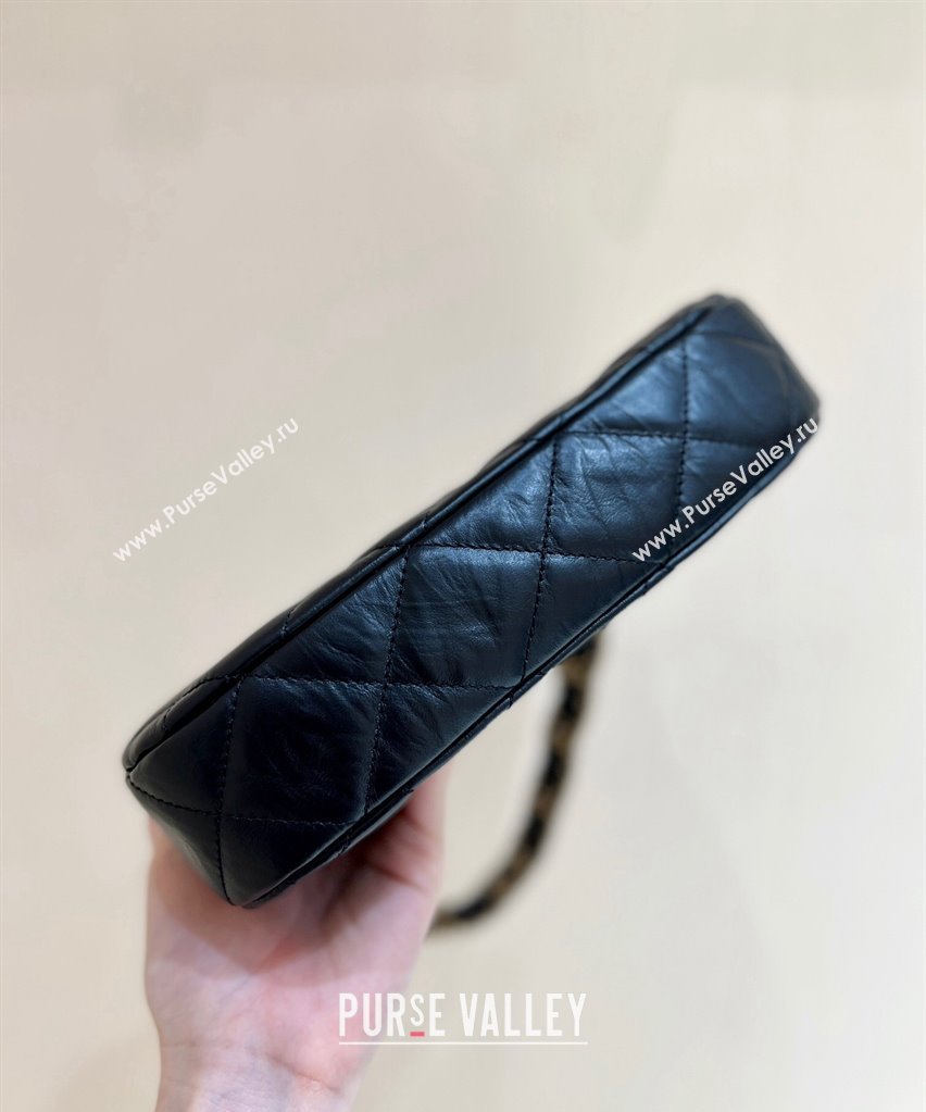 Chanel Calfskin Mini Hobo Bag AP3647 Black 2023 (ORIGINAL QUALITY) (shunyang-23101019)