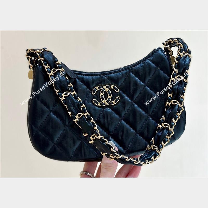 Chanel Calfskin Small Hobo Bag AS4422 Black 2023 (ORIGINAL QUALITY) (shunyang-23101018)