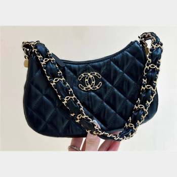 Chanel Calfskin Small Hobo Bag AS4422 Black 2023 (ORIGINAL QUALITY) (shunyang-23101018)