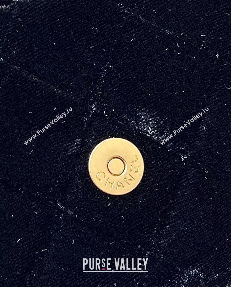 Chanel Velvet Small Hobo Bag AS4323 Black 2023 (ORIGINAL QUALITY) (shunyang-23101020)