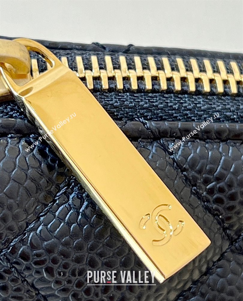 Chanel Grained Calfskin Quilting Vintage Hobo Bag 50920 Black 2023 (ORIGINAL QUALITY) (shunyang-23101022)