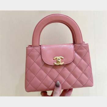 Chanel Shiny Aged Calfskin Mini Shopping Bag AS4416 Coral Pink 2023 (ORIGINAL QUALITY) (shunyang-23101012)