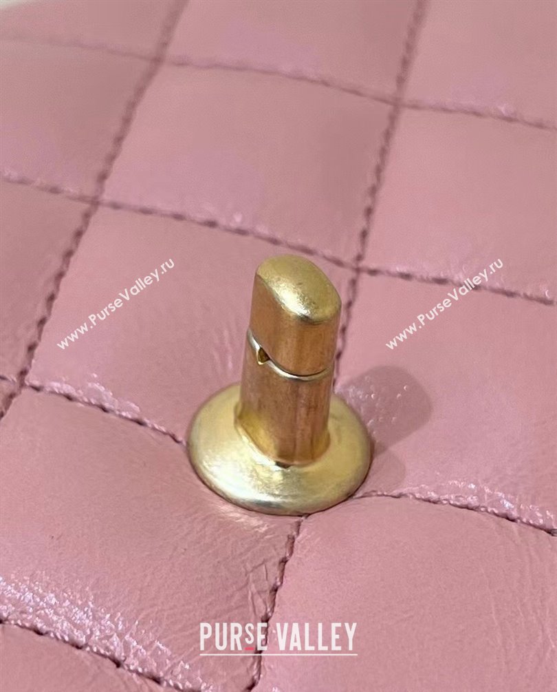 Chanel Shiny Aged Calfskin Mini Shopping Bag AS4416 Coral Pink 2023 (ORIGINAL QUALITY) (shunyang-23101012)