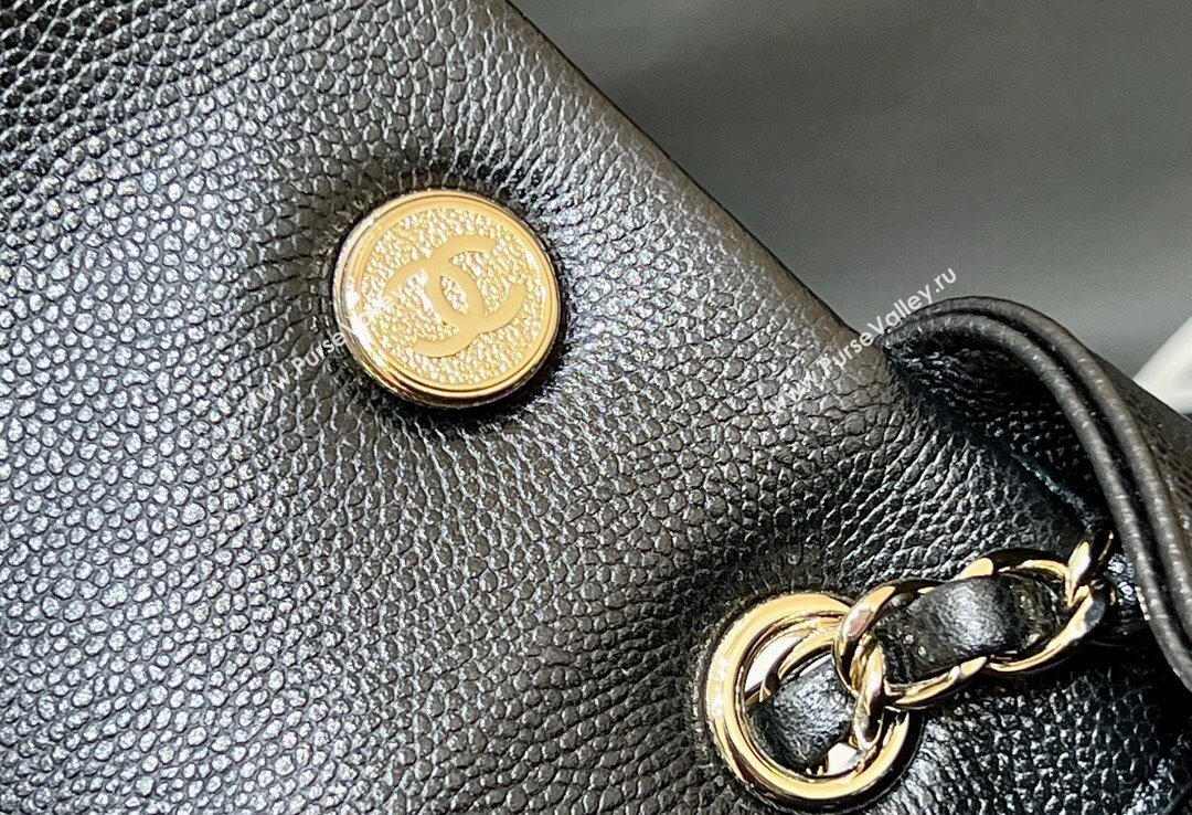 Chanel Grained Shiny Calfskin Small Backpack Bag AS4399 Black 2023 (ORIGINAL QUALITY) (shunyang-23101007)