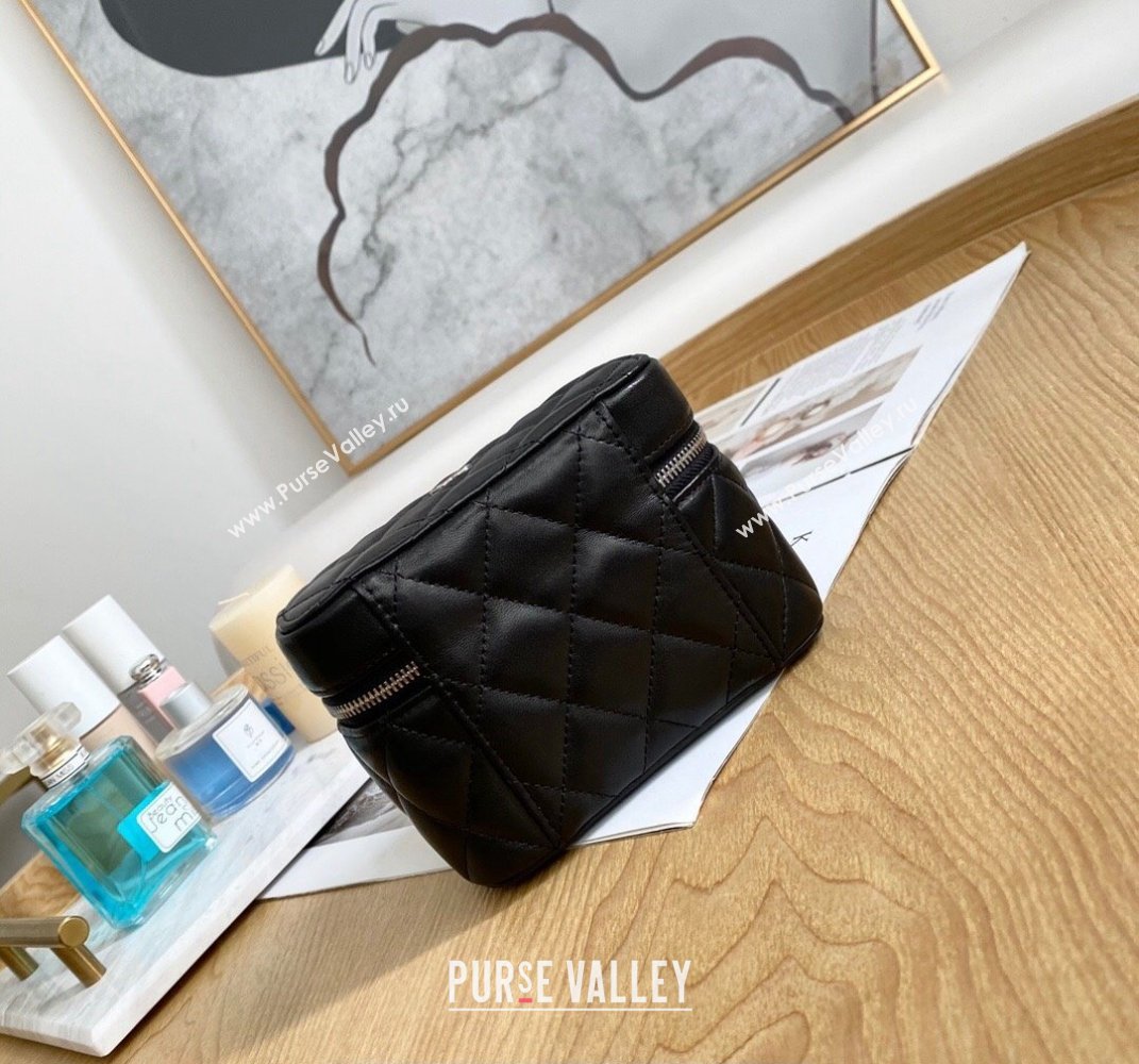 Chanel Cosmetic Case Bag 31107 in Lambskin Black (yingfeng-23101205)
