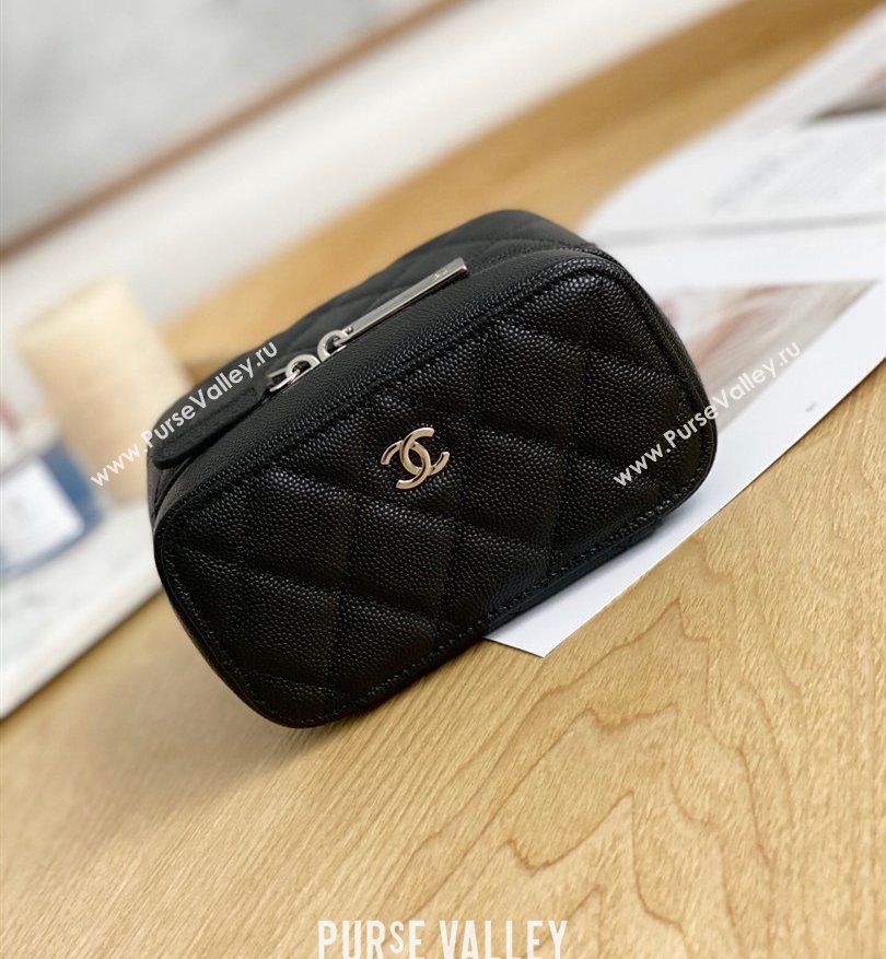 Chanel Cosmetic Case Bag 31107 in Grained Calfskin Black (yingfeng-23101206)