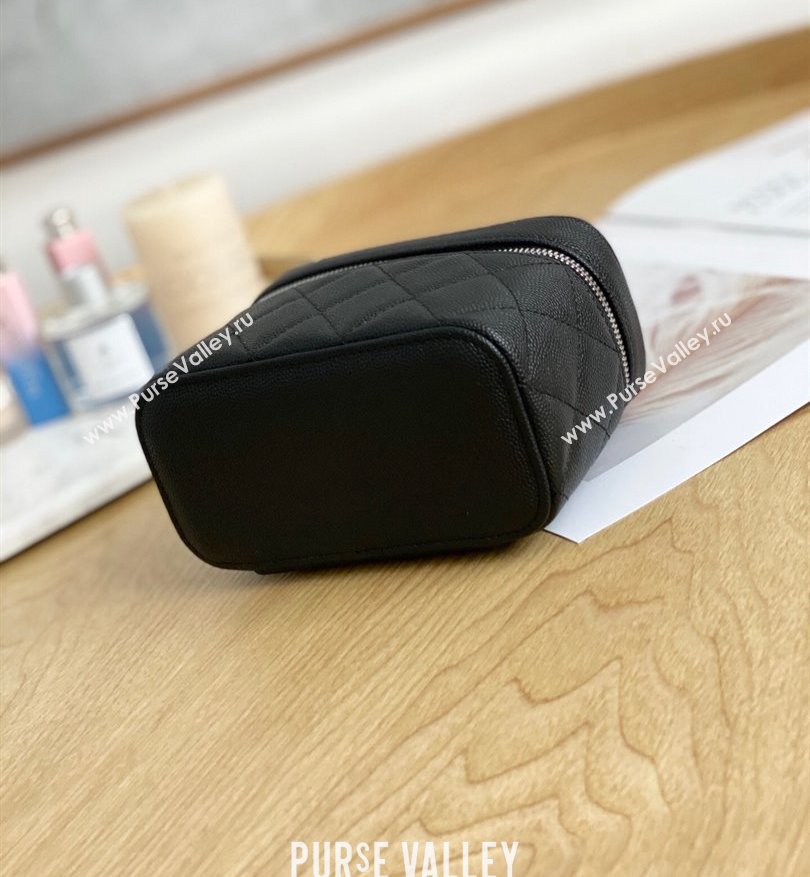 Chanel Cosmetic Case Bag 31107 in Grained Calfskin Black (yingfeng-23101206)