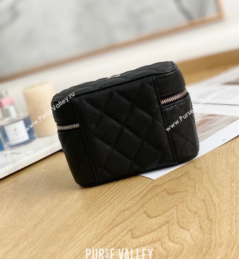Chanel Cosmetic Case Bag 31107 in Grained Calfskin Black (yingfeng-23101206)