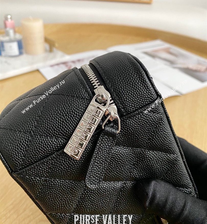 Chanel Cosmetic Case Bag 31107 in Grained Calfskin Black (yingfeng-23101206)