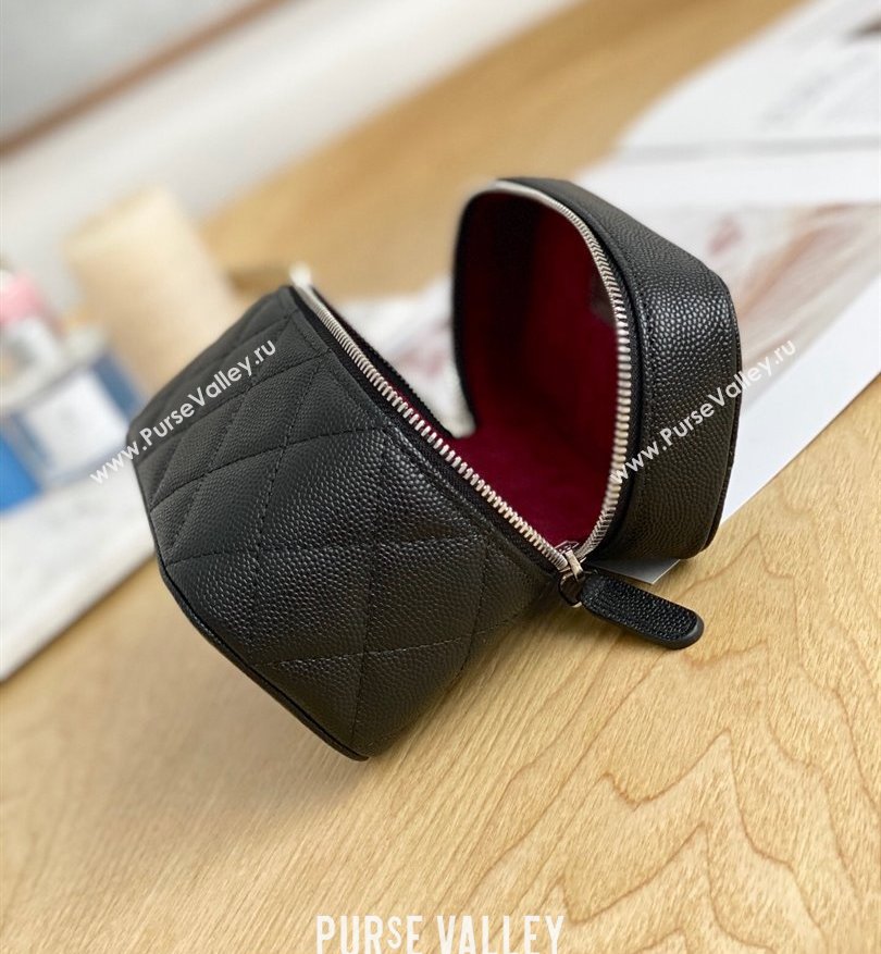 Chanel Cosmetic Case Bag 31107 in Grained Calfskin Black (yingfeng-23101206)