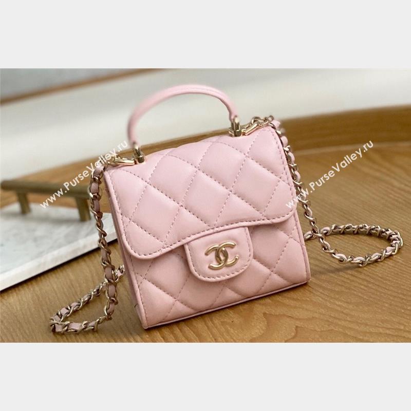 Chanel Mini Clutch with Chain Bag AP2682 81191 Pink (yingfeng-23101202)