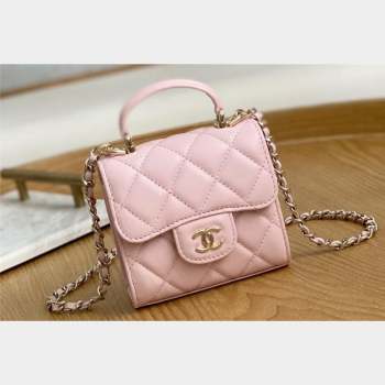 Chanel Mini Clutch with Chain Bag AP2682 81191 Pink (yingfeng-23101202)