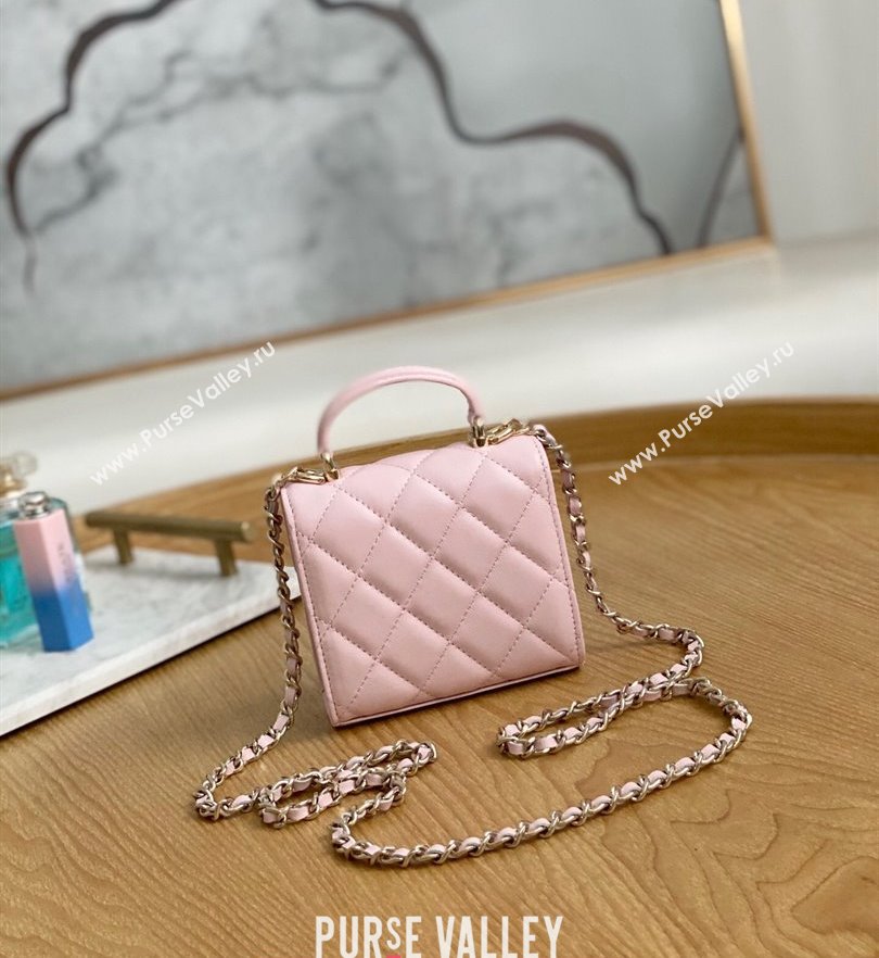 Chanel Mini Clutch with Chain Bag AP2682 81191 Pink (yingfeng-23101202)