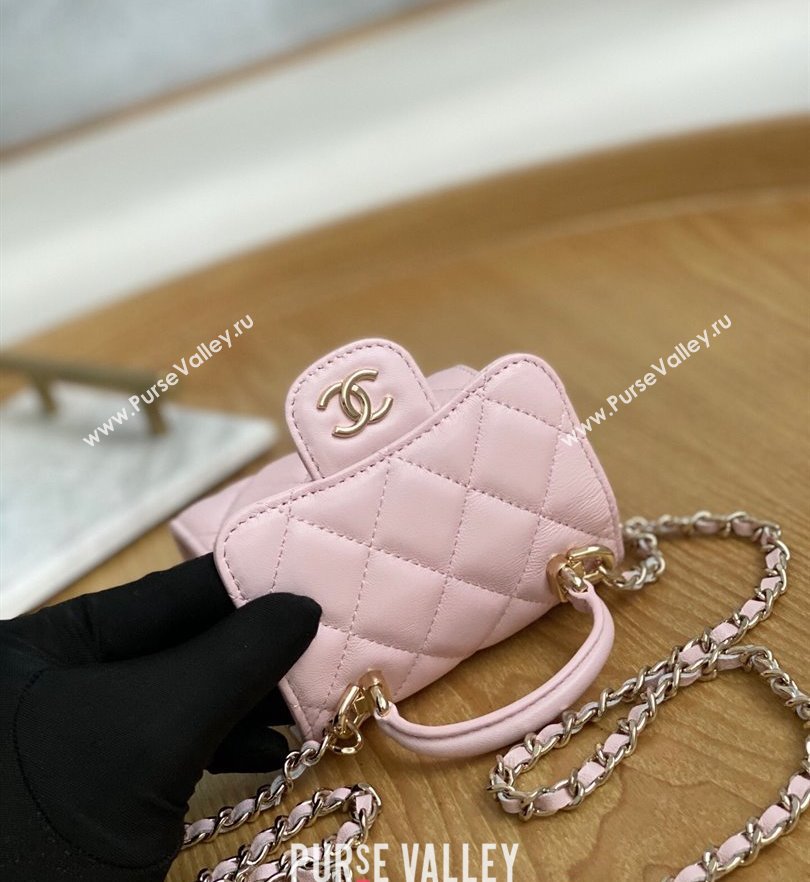 Chanel Mini Clutch with Chain Bag AP2682 81191 Pink (yingfeng-23101202)