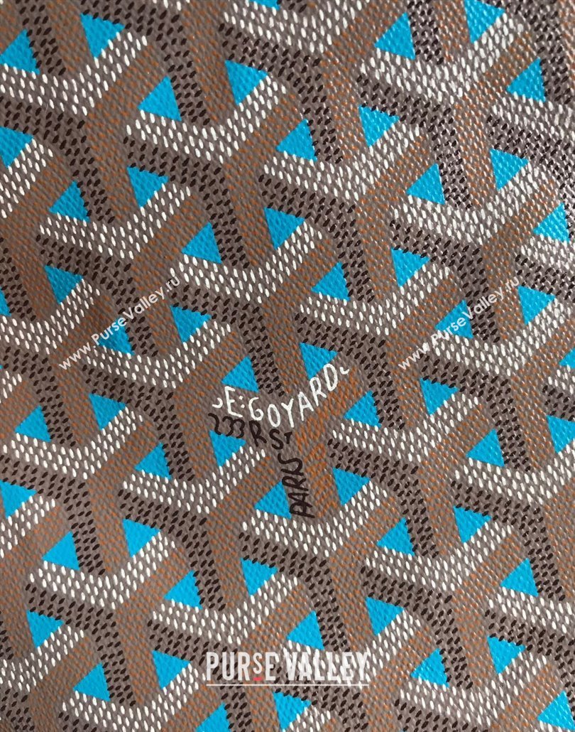 Goyard Poitiers Claire-Voie Mini Bag Blue (xinyidai-23101425)