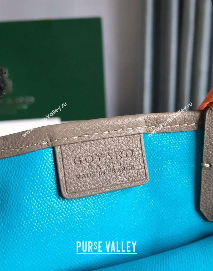 Goyard Poitiers Claire-Voie Mini Bag Blue (xinyidai-23101425)