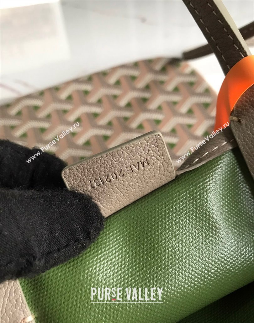 Goyard Poitiers Claire-Voie Mini Bag Green (xinyidai-23101426)