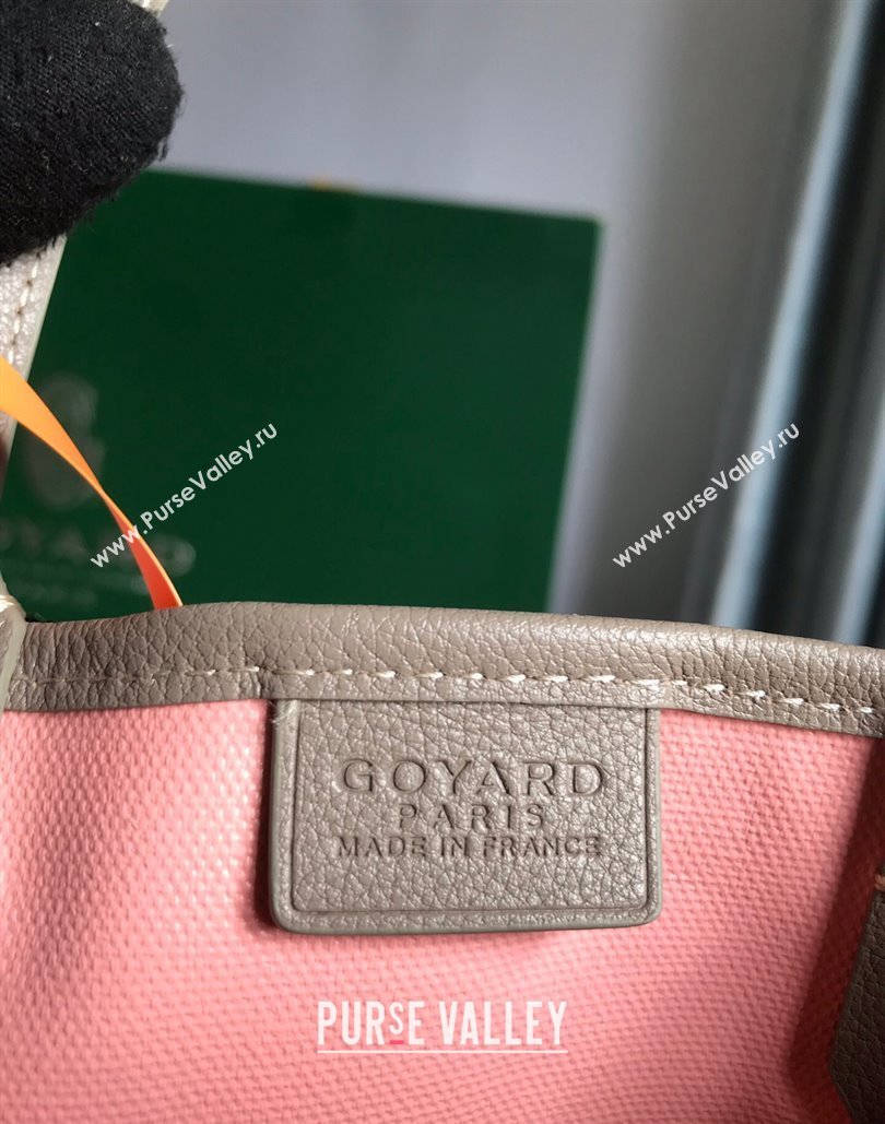 Goyard Poitiers Claire-Voie Mini Bag Pink (xinyidai-23101424)