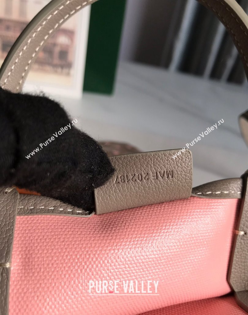 Goyard Poitiers Claire-Voie Mini Bag Pink (xinyidai-23101424)