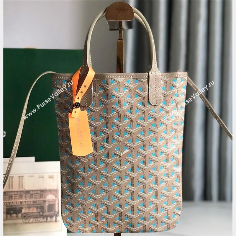 Goyard Poitiers Claire-Voie Mini Bag Blue (xinyidai-23101425)
