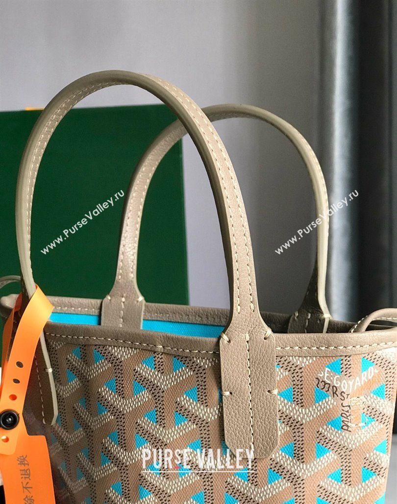 Goyard Poitiers Claire-Voie Mini Bag Blue (xinyidai-23101425)
