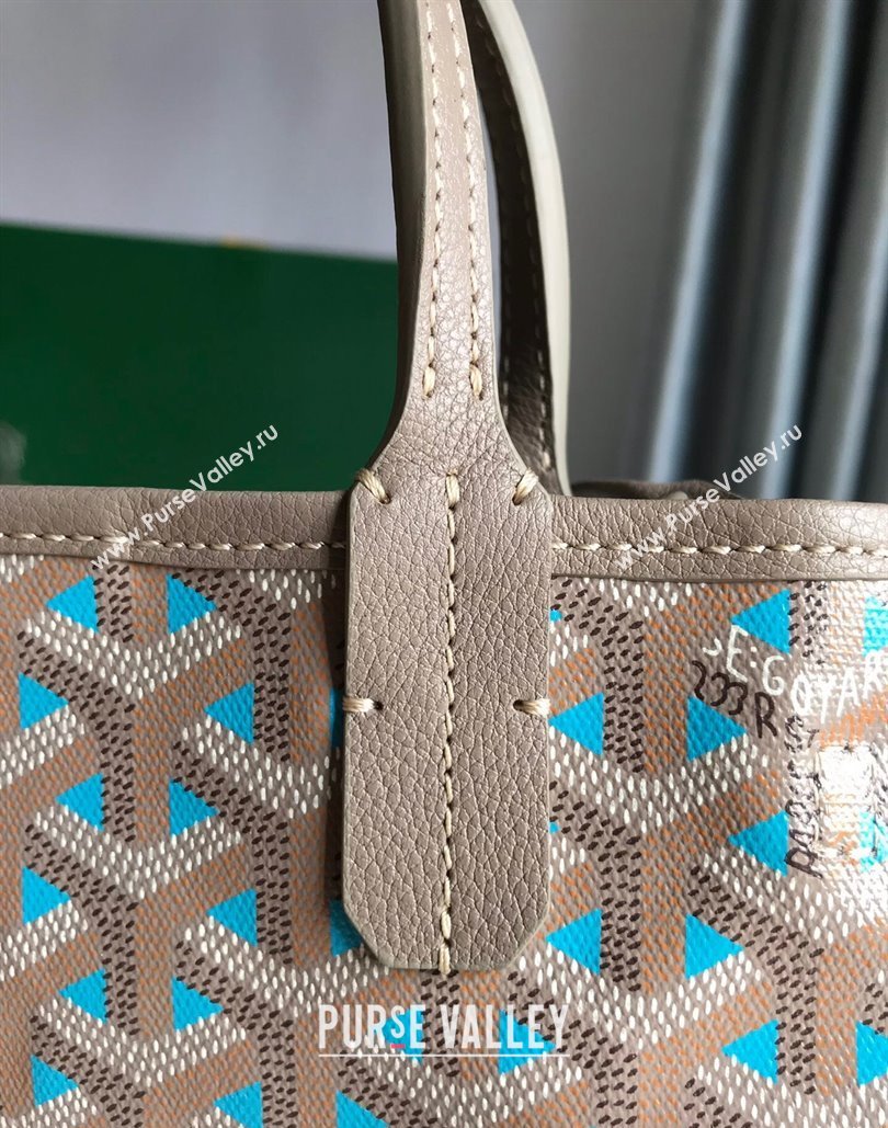 Goyard Poitiers Claire-Voie Mini Bag Blue (xinyidai-23101425)