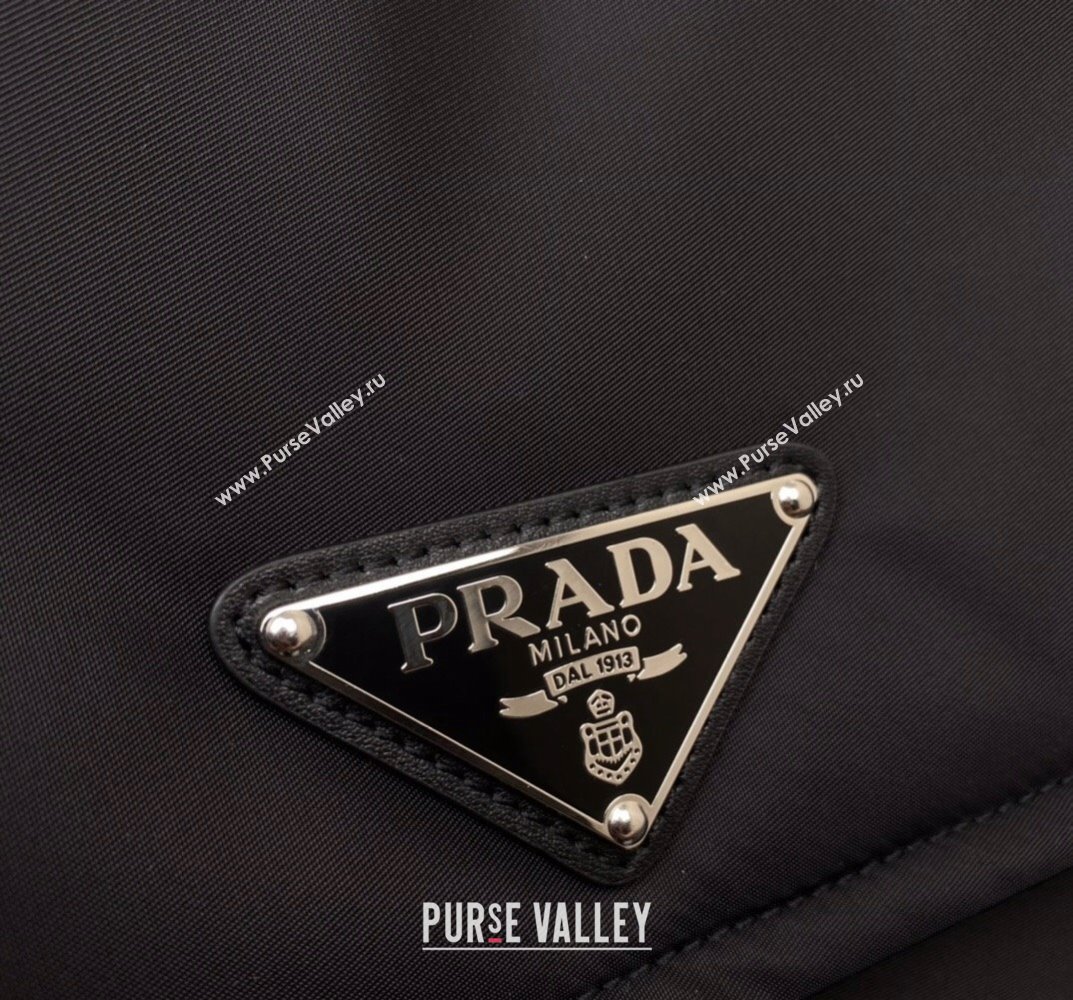 Prada Re-nylon Large Padded Shoulder Bag 1BD256 Black 2023 (ziyin-23101637)