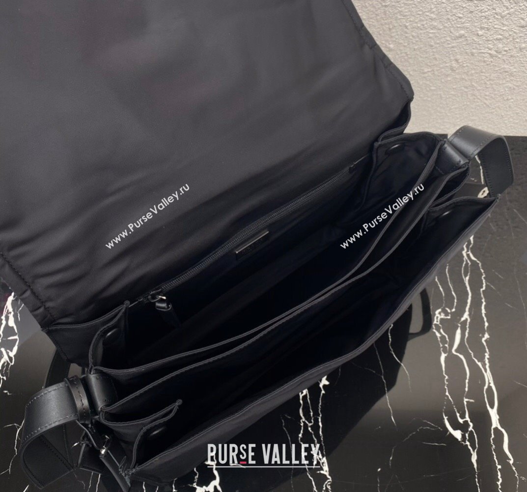 Prada Re-nylon Large Padded Shoulder Bag 1BD256 Black 2023 (ziyin-23101637)