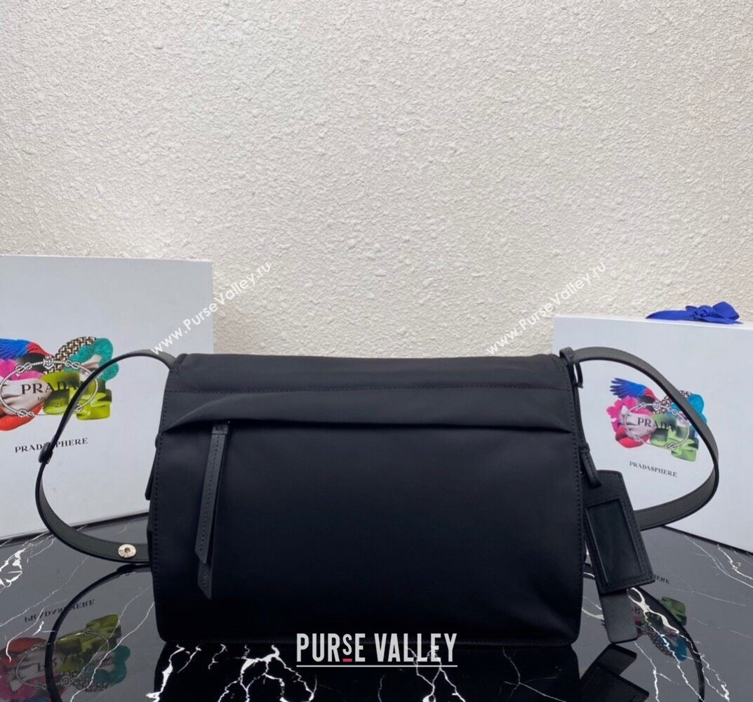 Prada Re-nylon Medium Padded Shoulder Bag 1BD255 Black 2023 (ziyin-23101638)