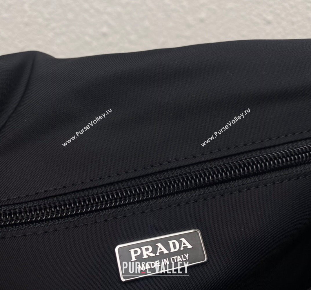 Prada Re-nylon Small Padded Shoulder Bag 1BD313 Black 2023 (ziyin-23101639)