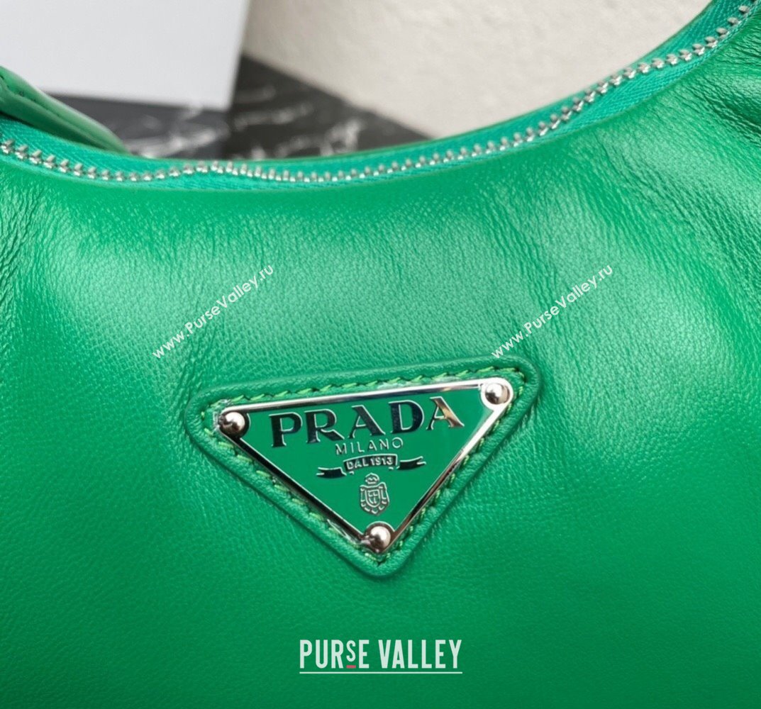 Prada Soft padded nappa leather mini-bag 1BA384 Green 2023 (ziyin-23101614)