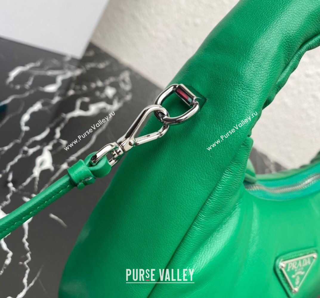 Prada Soft padded nappa leather mini-bag 1BA384 Green 2023 (ziyin-23101614)