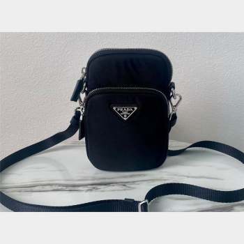 Prada Re-Nylon Smartphone Case Crossbody Bag 2ZT024 Black 2023 (ziyin-23101630)