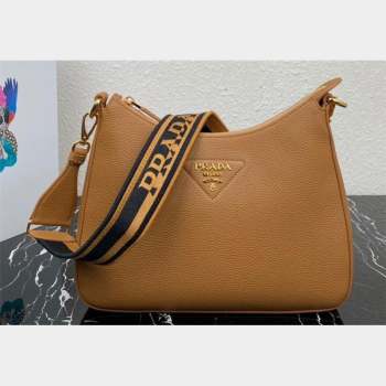 Prada leather bag 1BC178 Brown 2023 (ziyin-23101608)