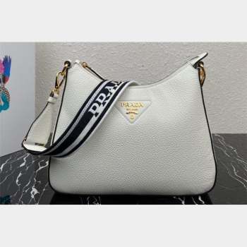 Prada leather bag 1BC178 White 2023 (ziyin-23101607)