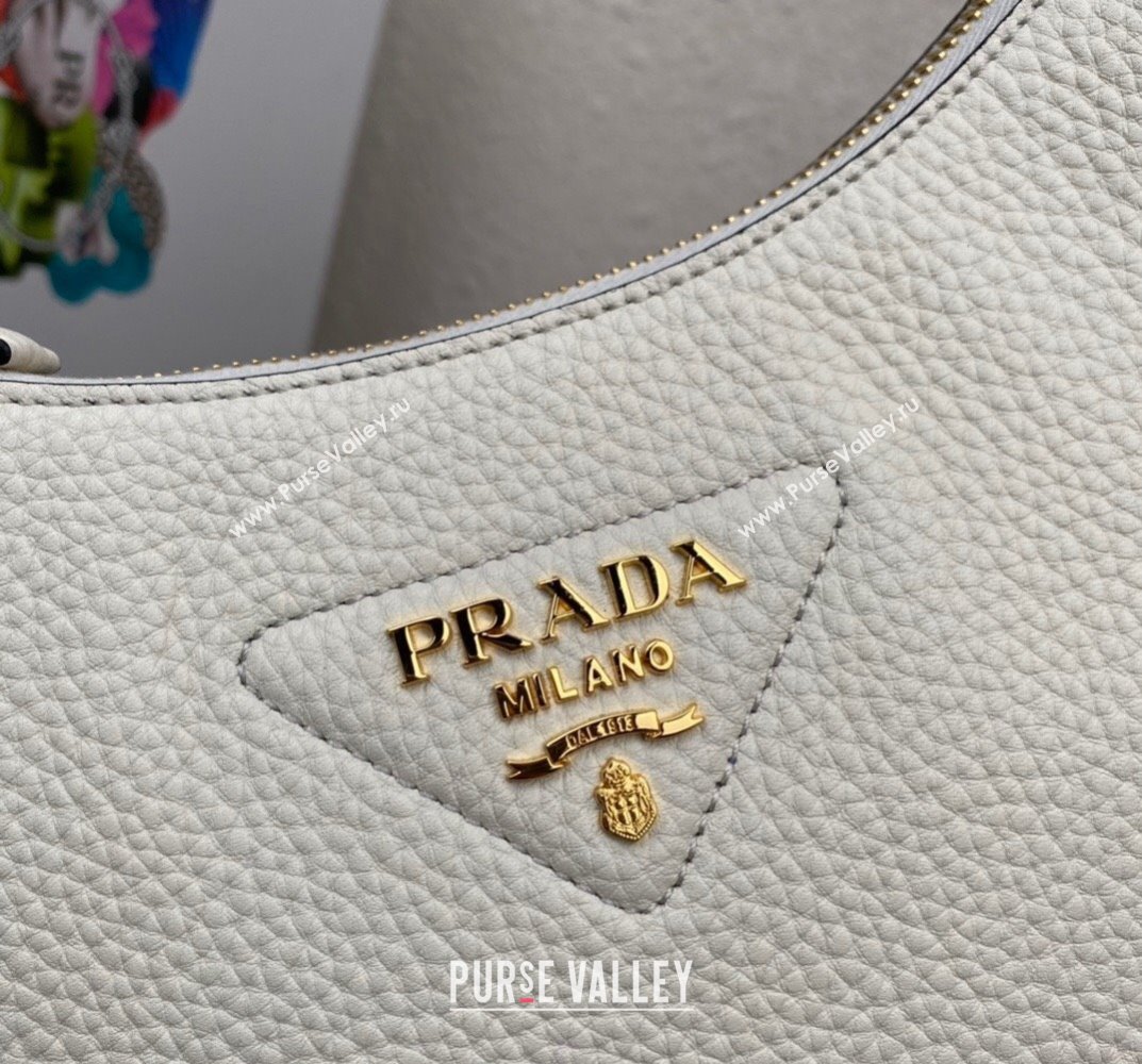 Prada leather bag 1BC178 White 2023 (ziyin-23101607)