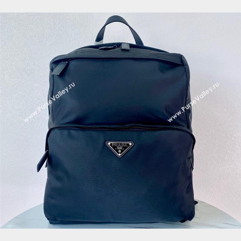 Prada Re-Nylon and Saffiano leather backpack Bag 2VZ104 Black 2023 (ziyin-23101631)