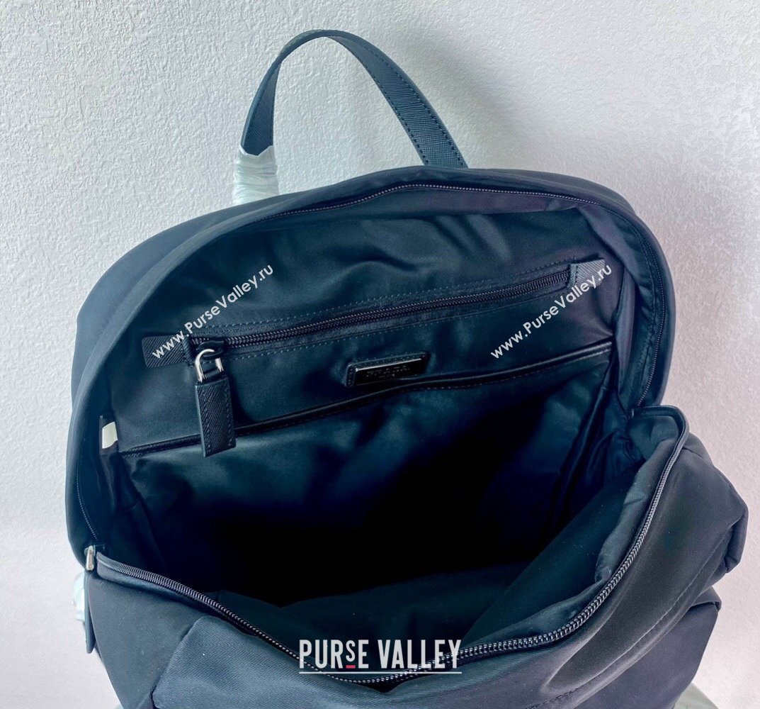 Prada Re-Nylon and Saffiano leather backpack Bag 2VZ104 Black 2023 (ziyin-23101631)