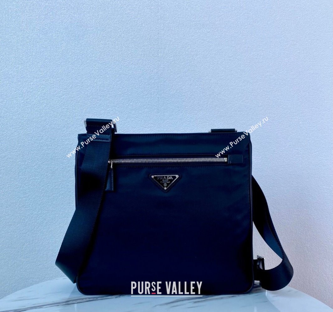 Prada Nylon Shoulder Bag VA269 Black 2023 (ziyin-23101633)