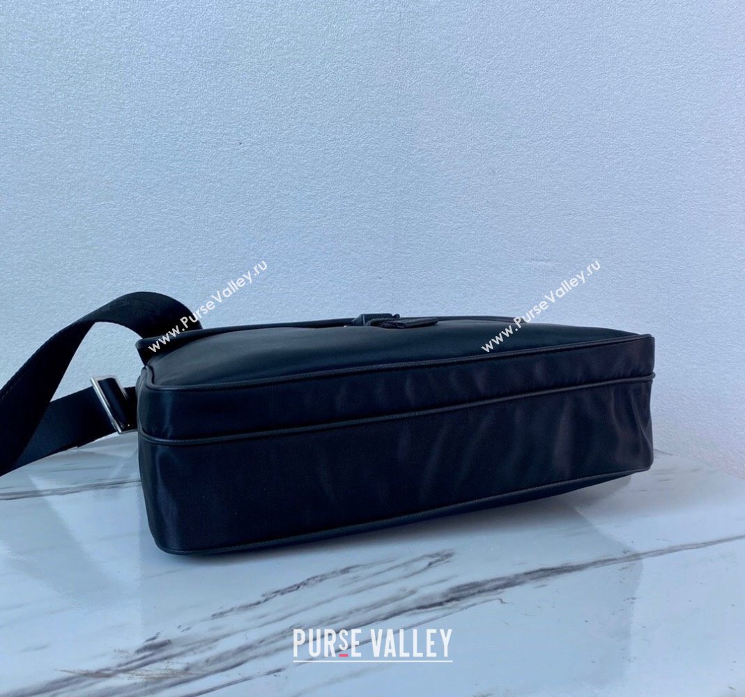 Prada Nylon Shoulder Bag VA269 Black 2023 (ziyin-23101633)