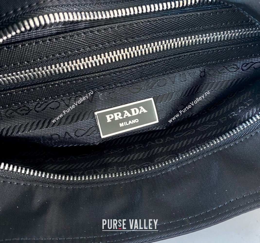 Prada Nylon Shoulder Bag VA269 Black 2023 (ziyin-23101633)