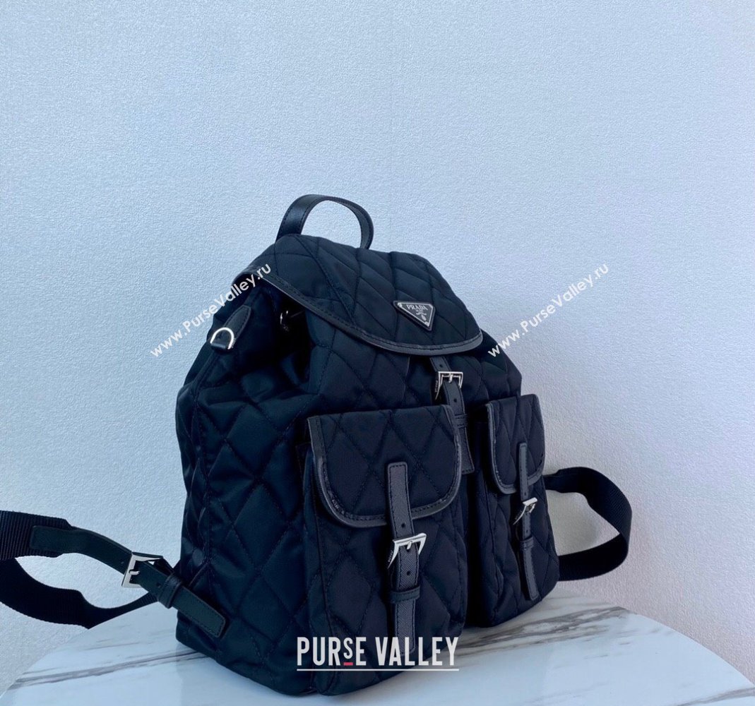 Prada Nylon and leather backpack Bag BZ2811 Black 2023 (ziyin-23101632)