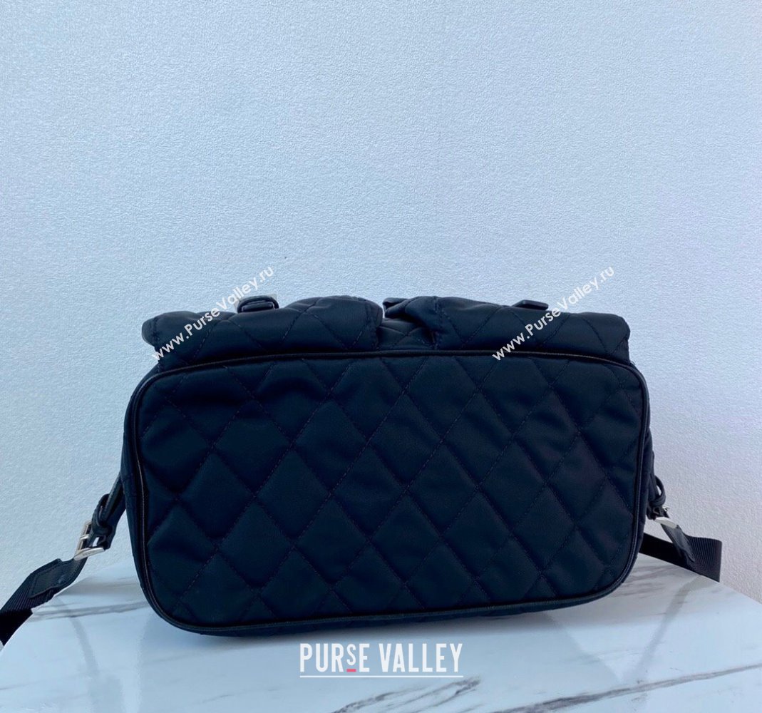 Prada Nylon and leather backpack Bag BZ2811 Black 2023 (ziyin-23101632)