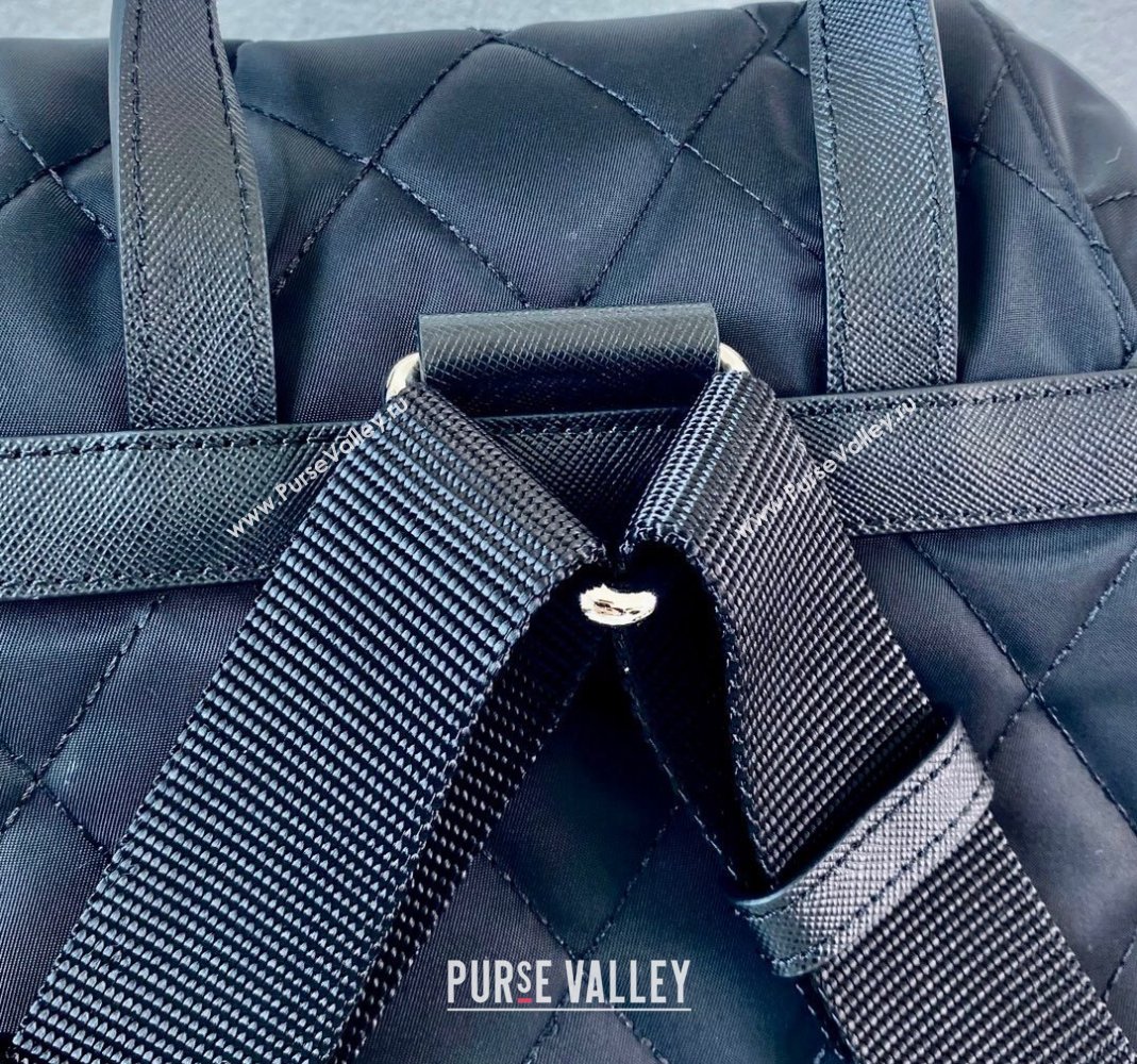 Prada Nylon and leather backpack Bag BZ2811 Black 2023 (ziyin-23101632)