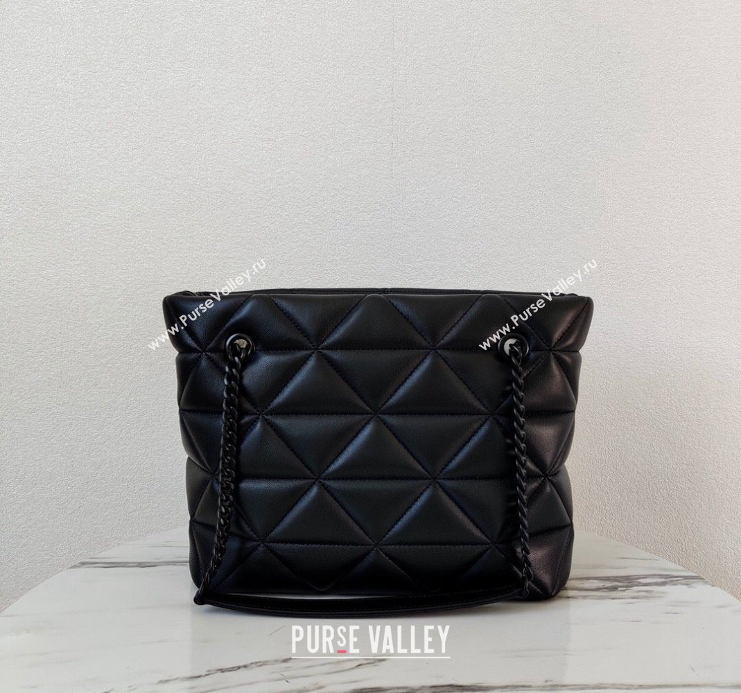 Prada Spectrum Small Shoulder Tote Bag 1BG298 Black 2023 (ziyin-23101634)