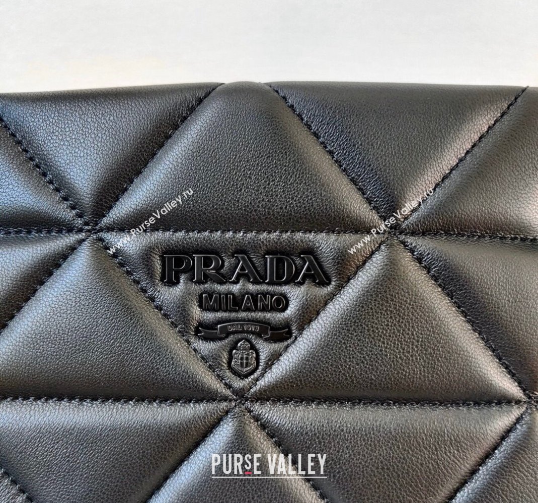 Prada Spectrum Small Shoulder Tote Bag 1BG298 Black 2023 (ziyin-23101634)