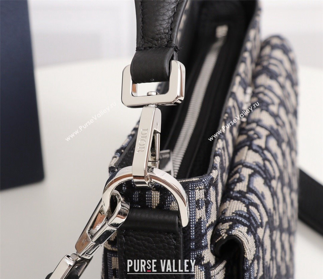 Dior Saddle Soft Mini Bag in Beige and Black Dior Oblique Jacquard (ziyin-23101339)