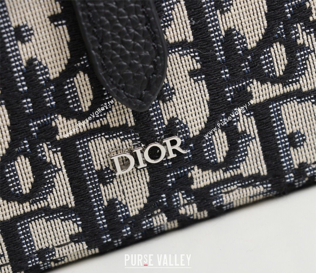 Dior Mini Saddle Messenger Bag in Beige and Black Dior Oblique Jacquard (ziyin-23101336)