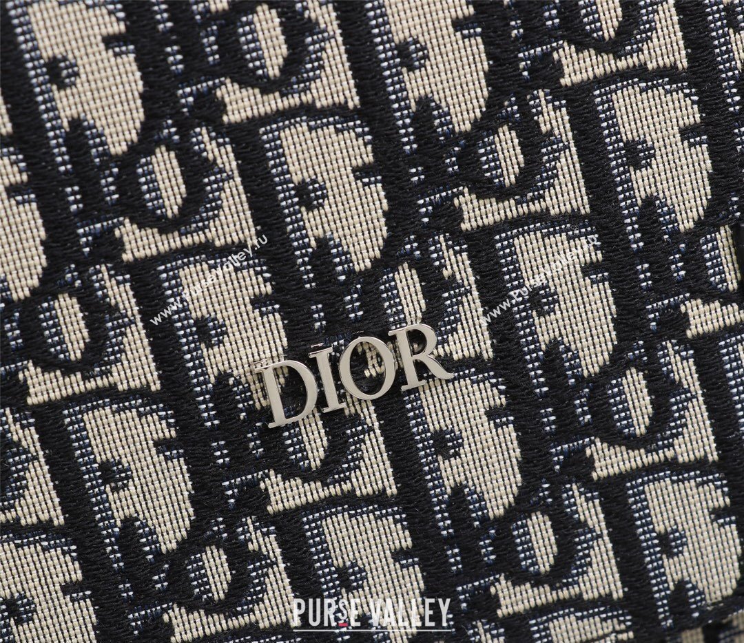 Dior Messenger Bag in Beige and Black Dior Oblique Jacquard (ziyin-23101334)