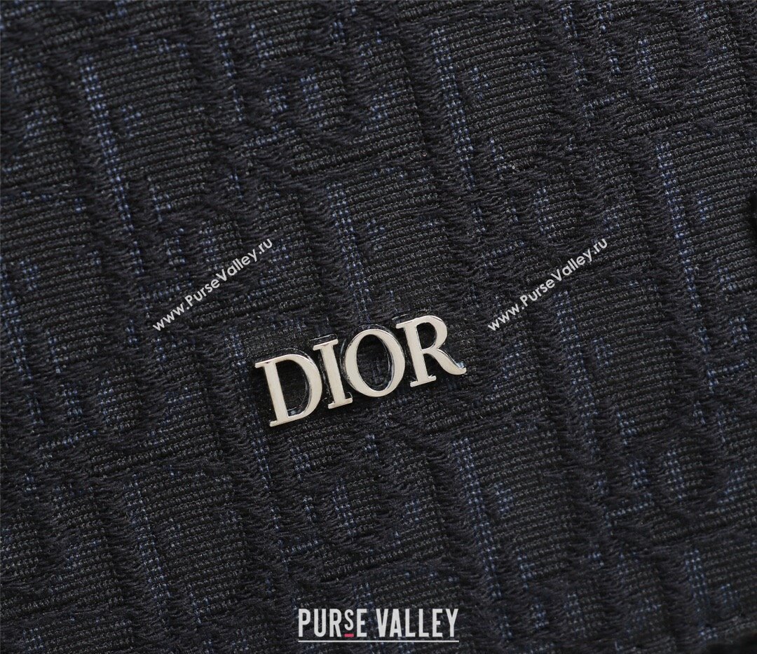 Dior Messenger Bag in Black Dior Oblique Jacquard (ziyin-23101333)